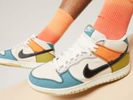 Here's an on-foot image of the much awaited mid-cut shoes (Image via Nike)
